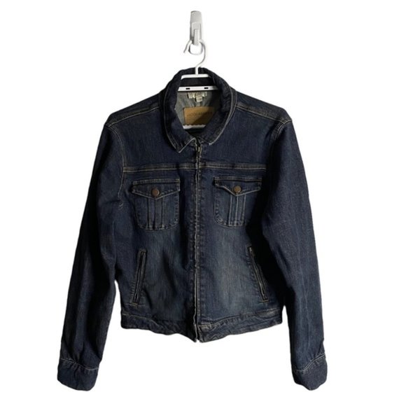 Jacob Jackets & Blazers - Jacob Annexe Women’s Medium Wash Full Zip Denim Jacket